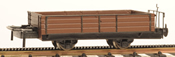 Austrian Cog rwy freight car, short, brown